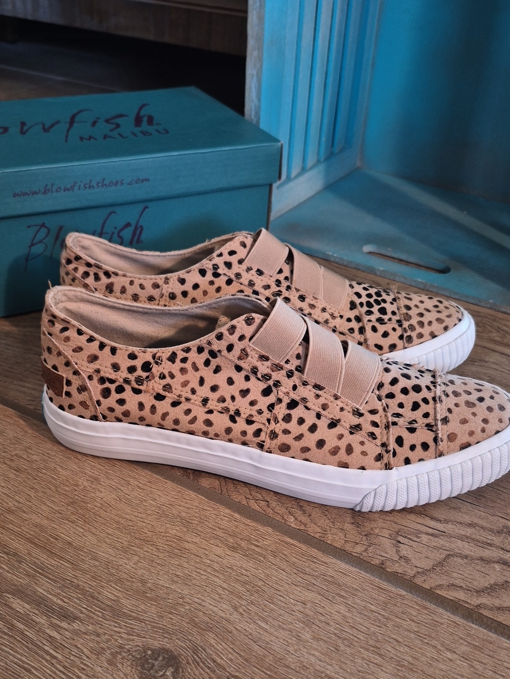 9 Blowfish Cheetah Slip-On Sneakers